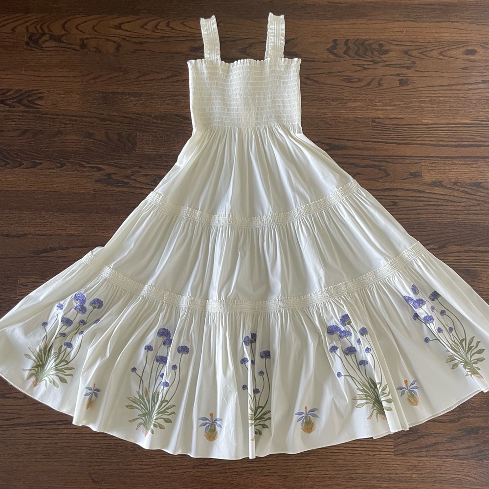 BNWT Tory Burch smocked Iris dress, size M
